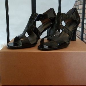 LifeStride Patent Leather Heeled Sandals
